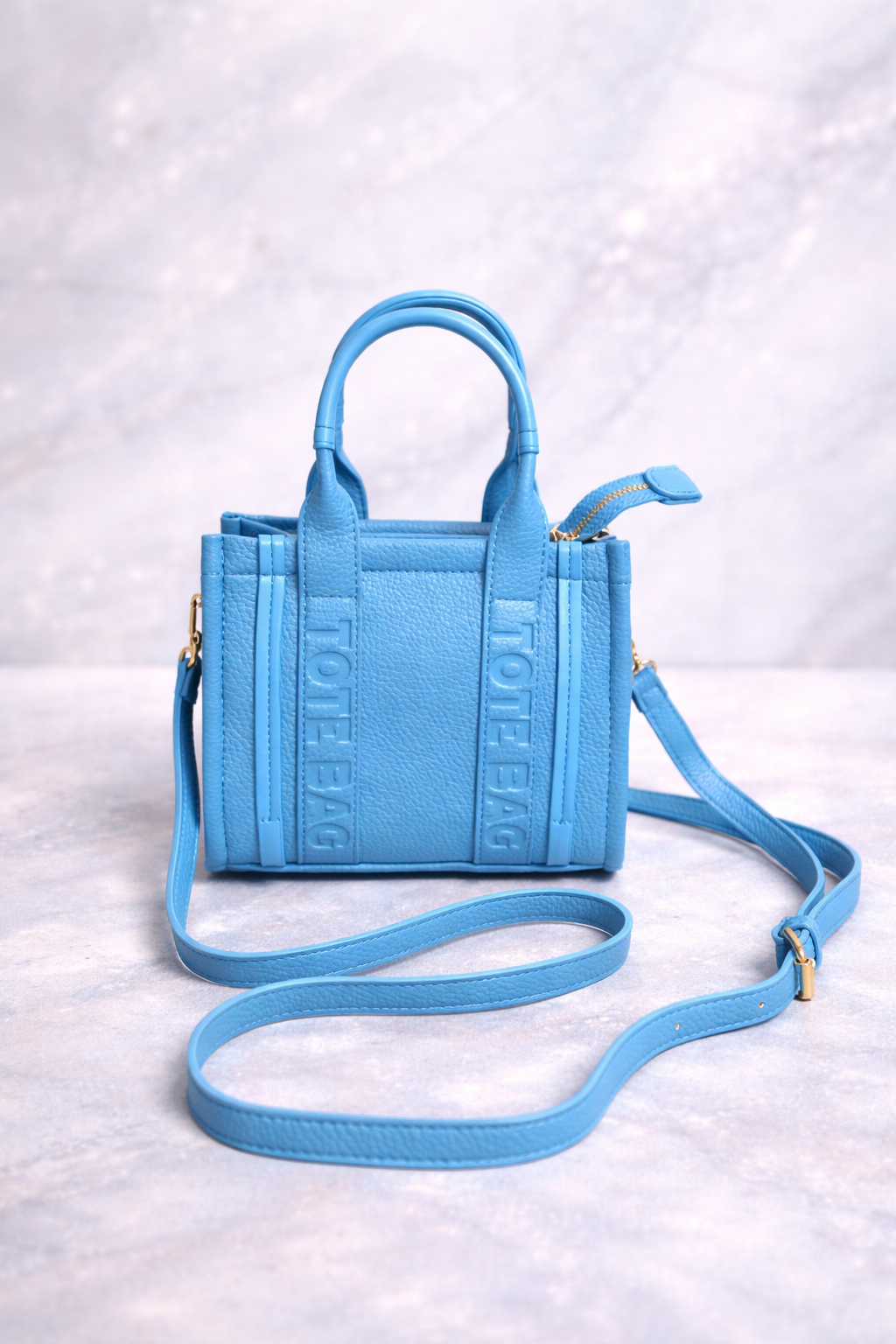Sky Blue Mini Tote & Wallet Set