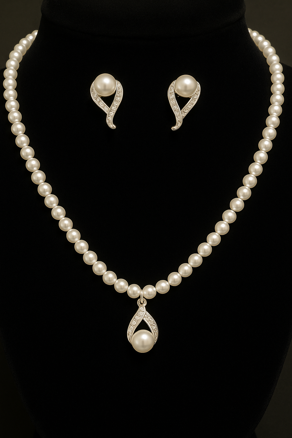 Elegant Pearl Jewelry Set
