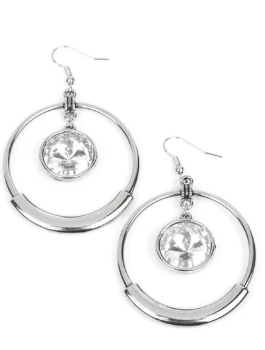 URBAN ECHO WHITE EARRING