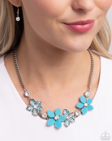 Bouquet Ballad Blue Necklace