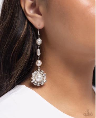 Pearly Plot Twist Earrings