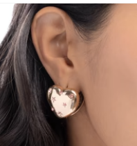 SWEETHEART STARS PINK HOOPS HINGE