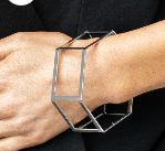 GEN HEX SILVER BRACELET