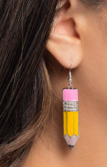 ICONIC INSTITUTION YELLOW EARRING