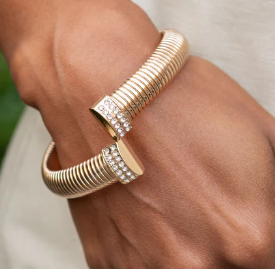 Tailored Transit Gold Bracelet