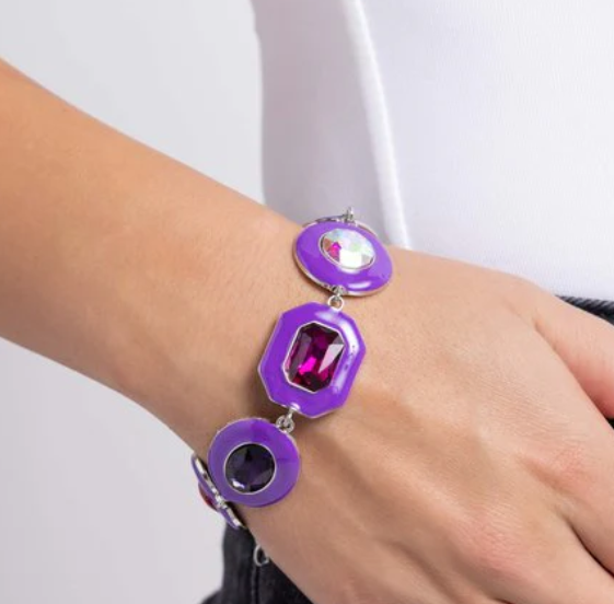 Glazed Guest Purple Bracelet