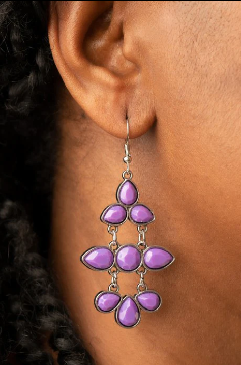 Bay Breezin Purple Earring