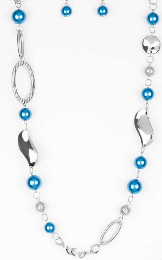 All About Me Blue Necklace