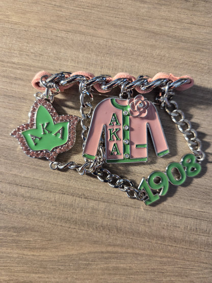 Alpha Kappa Alpha Charm Brooch