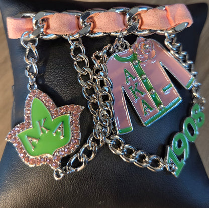 Alpha Kappa Alpha Charm Brooch