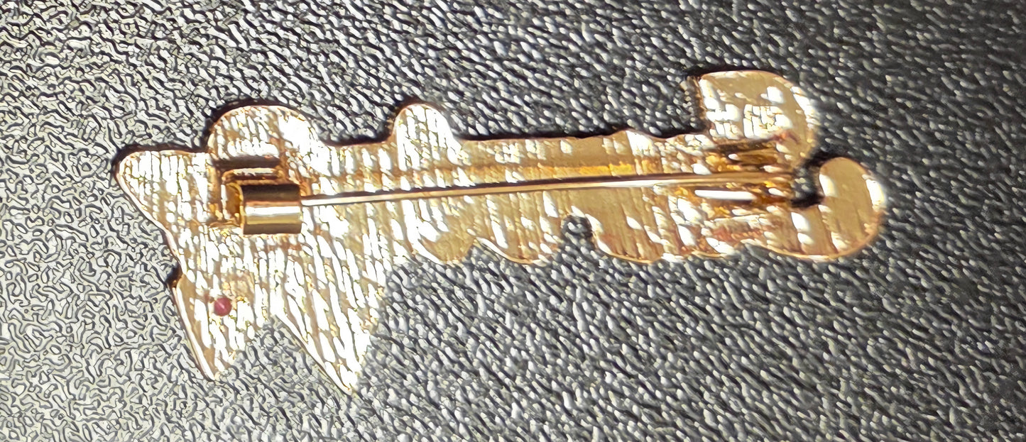 “Survivor” Pink Ribbon Brooch Pin – Strength & Awareness