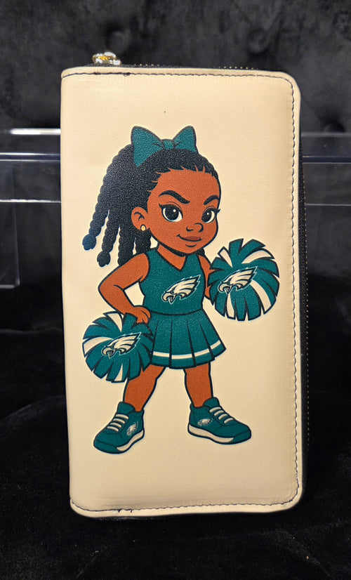 Cheer Squad Slim Wallet – 6 Card Holder | Philadelphia Inspired