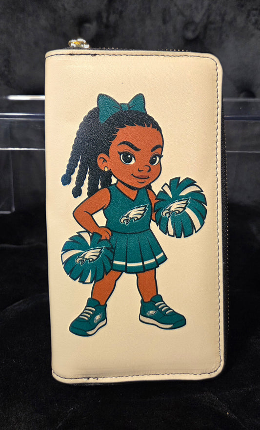 Cheer Squad Slim Wallet – 6 Card Holder | Philadelphia Inspired