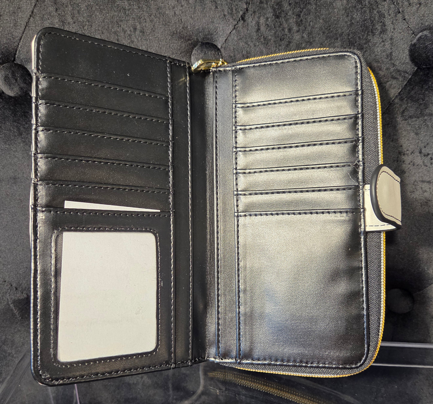 Luxe Diva Wallet – Blue Designer-Inspired 12 Card Holder Edition