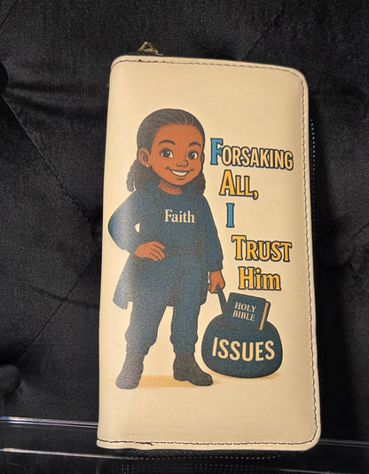Faith Over Fear 6-Card Wallet – “Forsaking All, I Trust Him” Edition