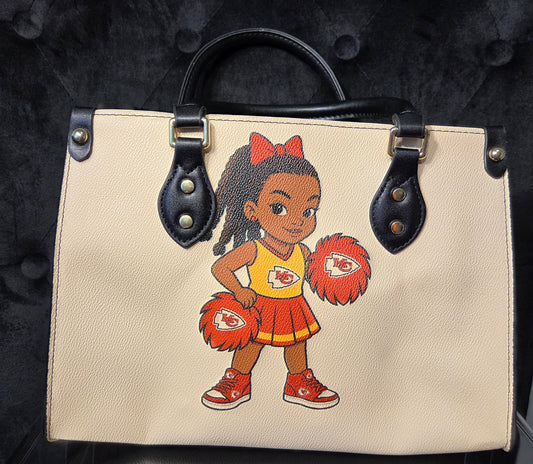 Kansas City Chiefs Cheerleader Tote Bag