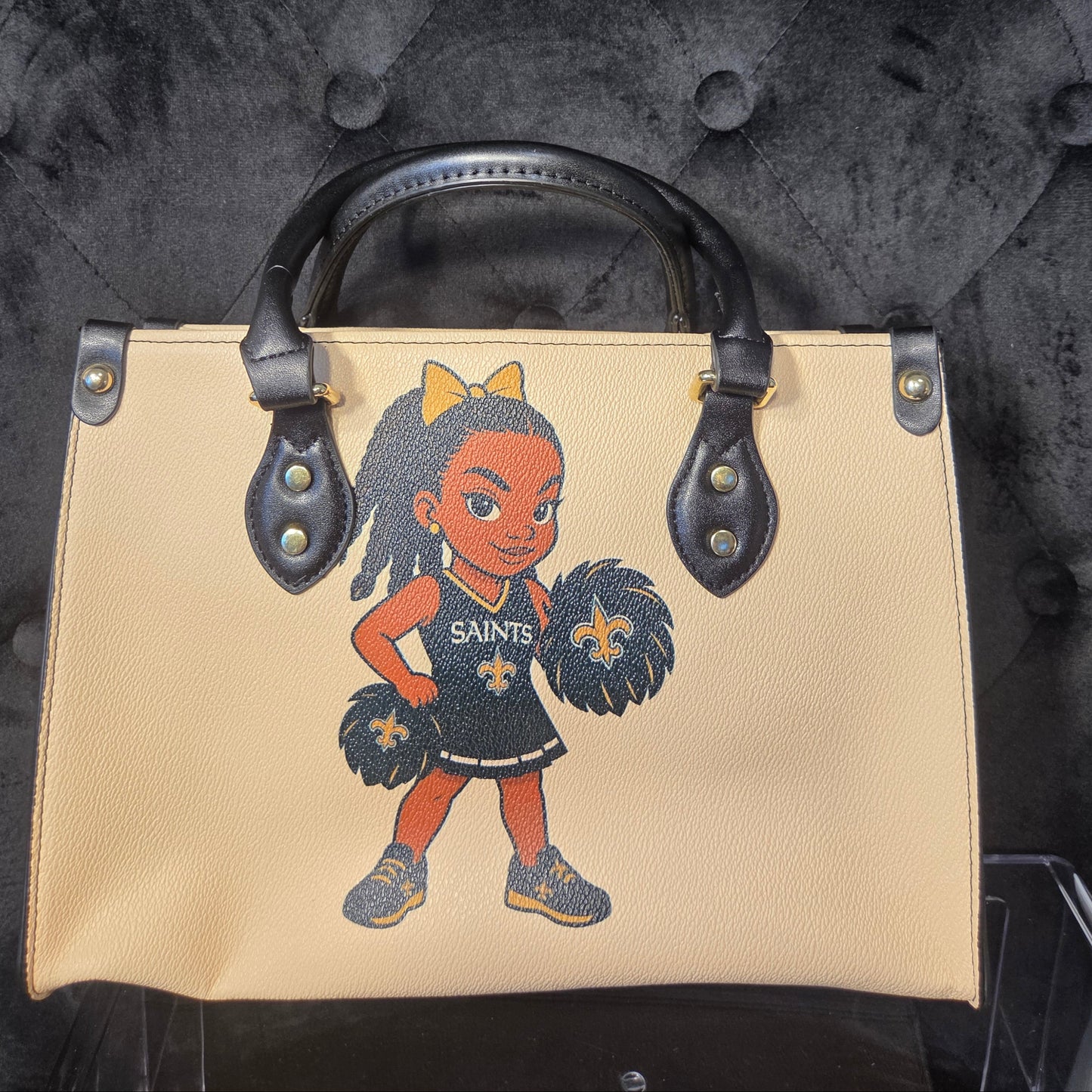 New Orleans Saints Cheerleader Tote Bag