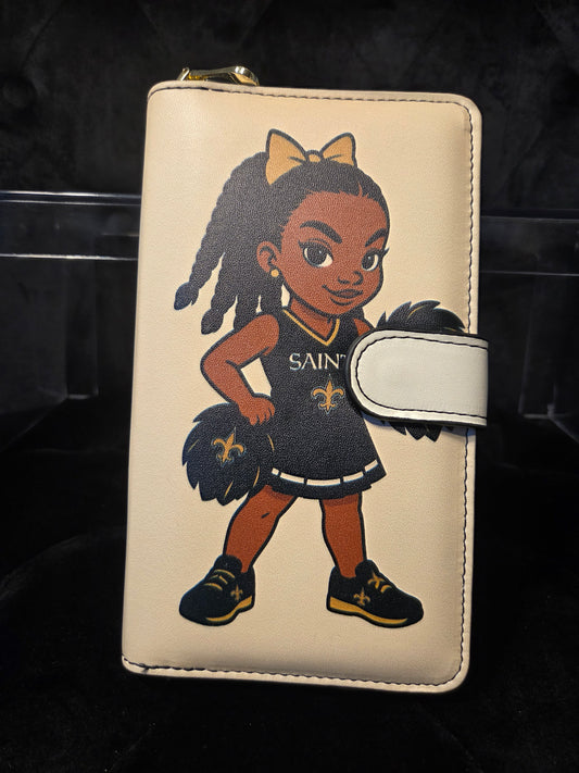 New Orleans Saints Cheerleader   12 Card Wallet