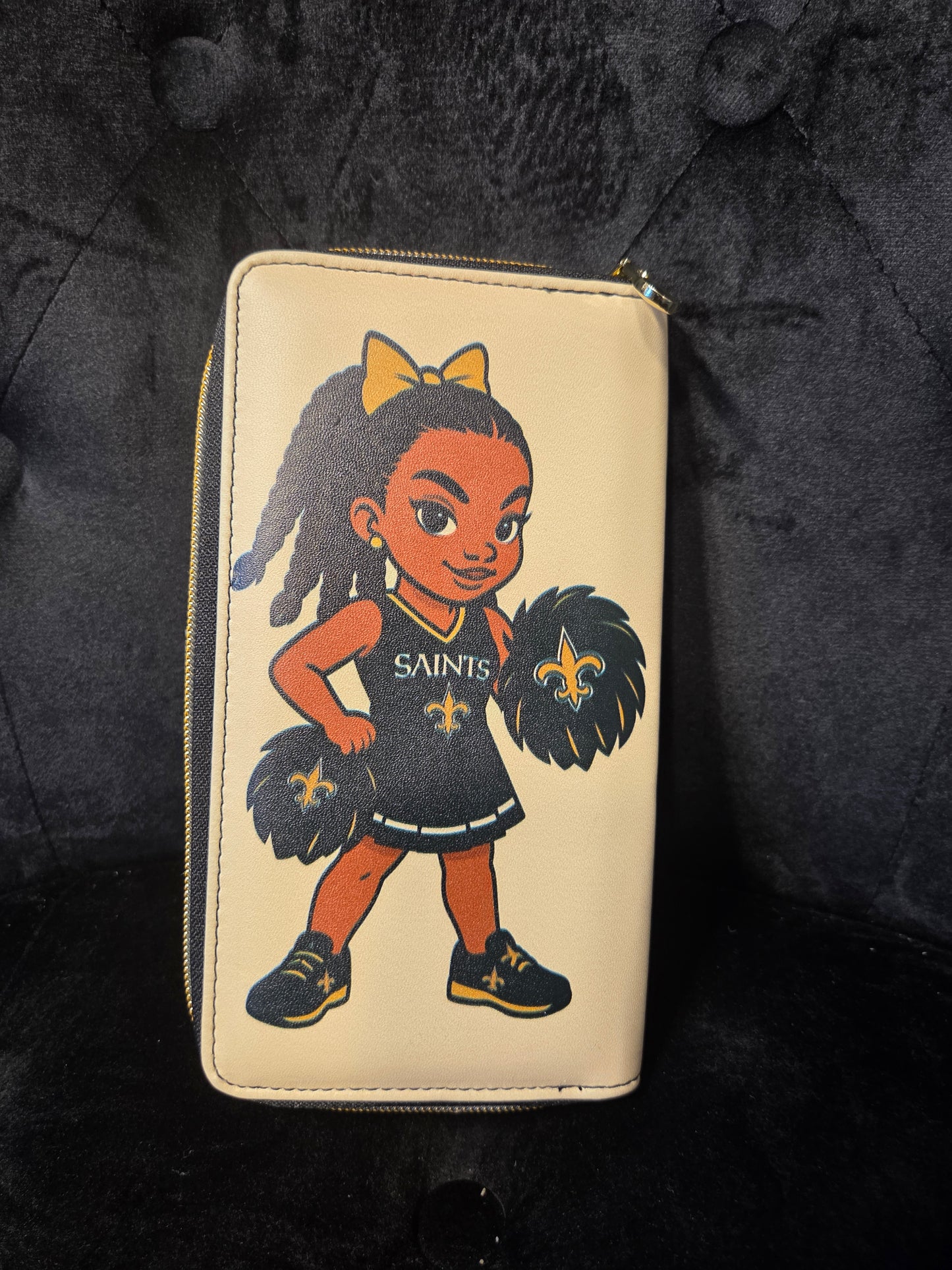 New Orleans Saints Cheerleader   12 Card Wallet
