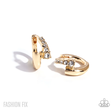 Personalized Pizzazz Gold Hoop Earrings