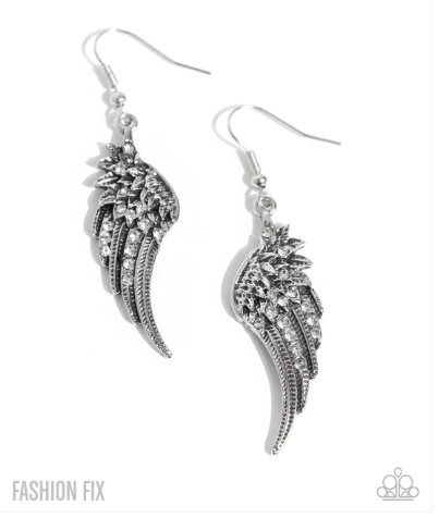 Free-Spirited Fable White Earring