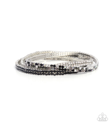 Tolerable Twinkle - Black Bracelet