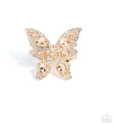Fluttering Feeling Gold Ring