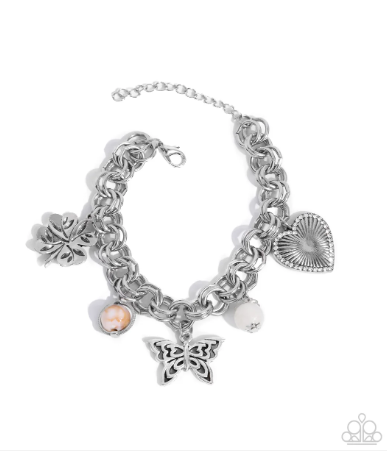 Folklore Frenzy White Bracelet