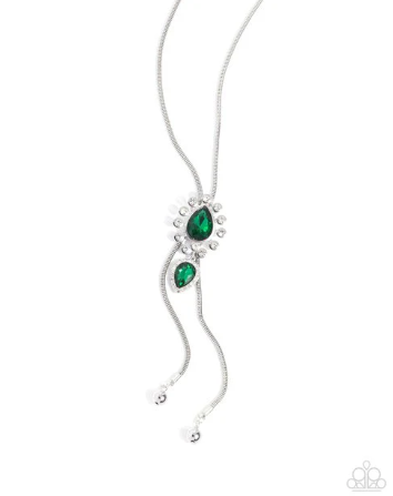 London Layers Green Necklace