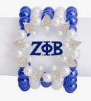 Zeta Phi Beta Sorority 5 Strand Bracelet
