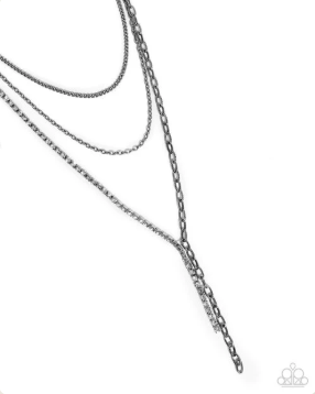 Ornate Obsession White Necklace