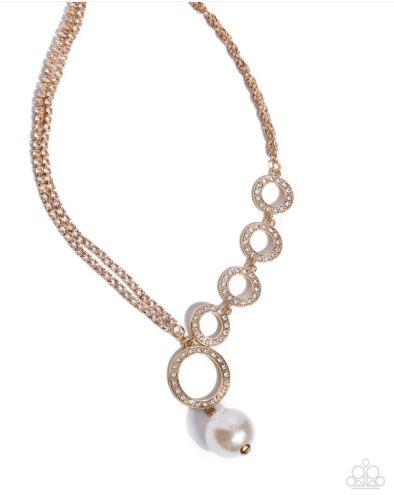 Refined Rapid Gold Necklace