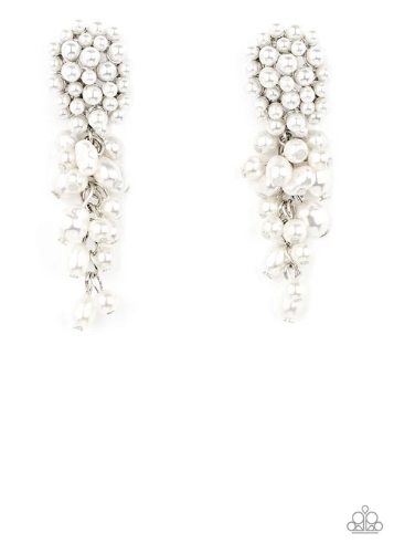 Fabulously Flattering White Post Earring