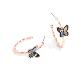 Butterfly Beginning Copper Earrings