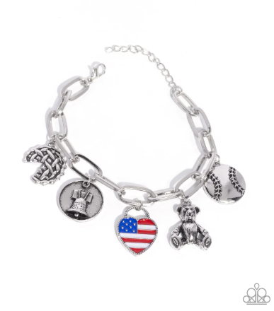 Adorably All American Red Bracelet