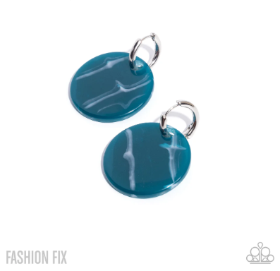 Spirited Show Blue Hoop Earring