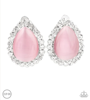 Downright Demure Pink Earring