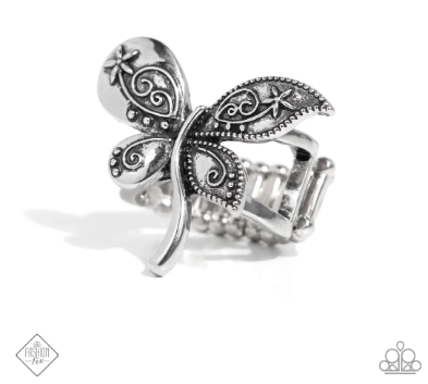 Animated Amusement Silver Ring
