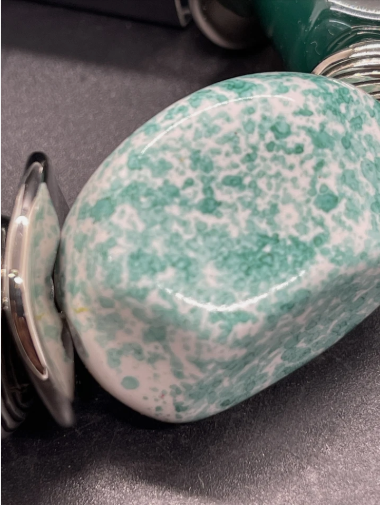 Glaze of Glory Blue Chunky Beaded Bracelet