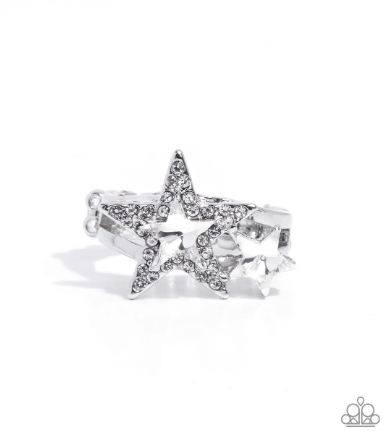 I Pledge Allegiance to the Stars White Ring