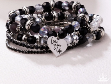 Optimistic Opulence Black Necklace