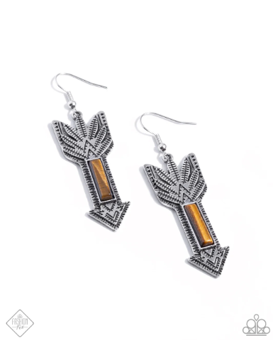 Elemental Exhibit Brown Earring