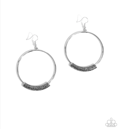 Sassy Story Silver Earring
