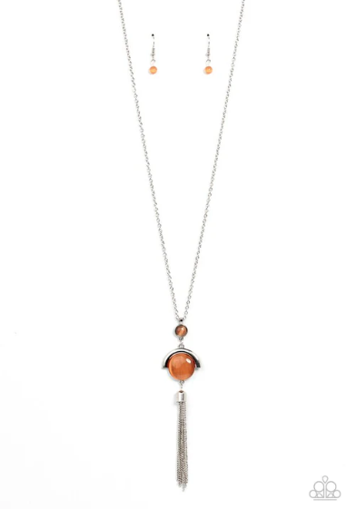 Lavishly Lucid Orange Necklace