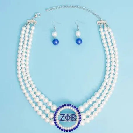 Zeta Phi Beta Sorority Necklace Combo