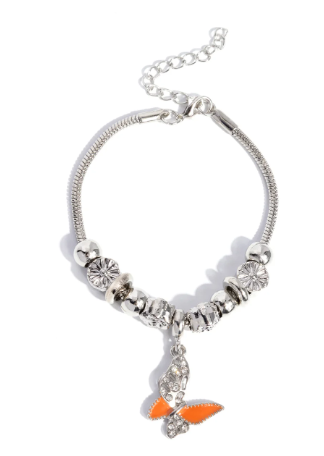 Luminescent Landing - orange Bracelet