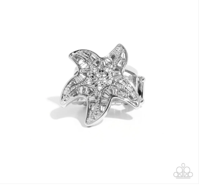 Starfish Scope White Ring