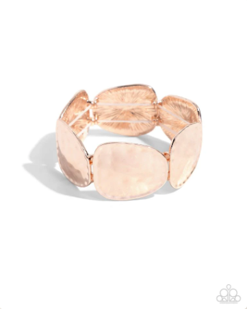 Admirably Antiqued Rose Gold Bracelet