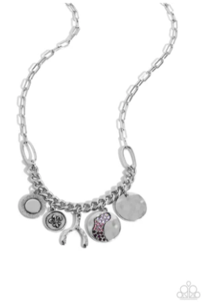 Chic Century Purple Necklace