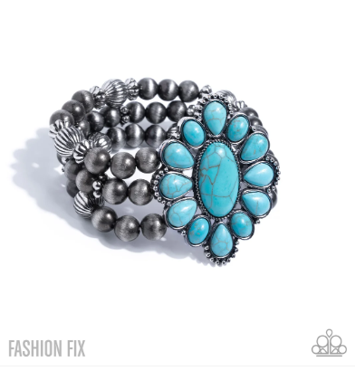 Traditional Tailoring Blue Bracelet